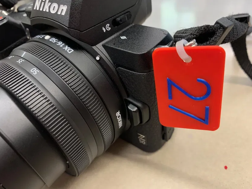 Nhãn thiết bị camera cho lớp học số 1 đến 30 - Image 1