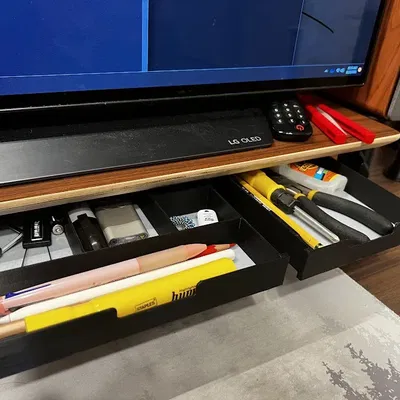 Khay để bàn đơn ngăn lớn cho không gian làm việc