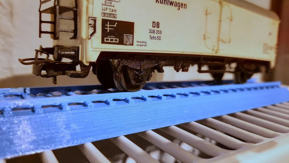 Đường ray H0 cho mô hình xe lửa 3D - Image 4