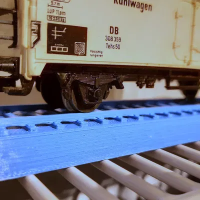 Đường ray H0 cho mô hình xe lửa 3D