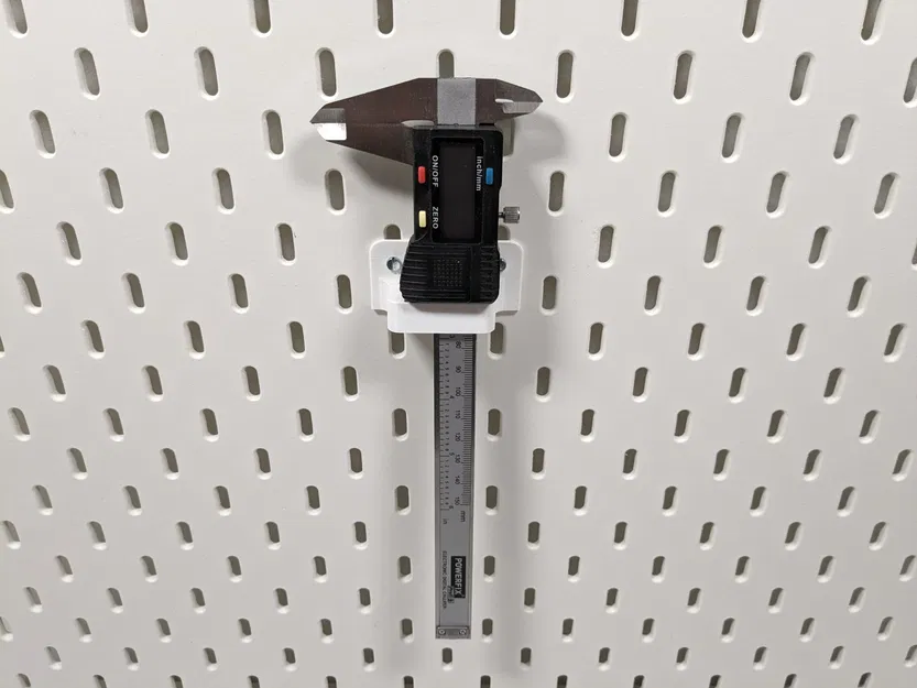 Giá đỡ thước kẹp gắn vít cho bảng Ikea Skadis - Image 1