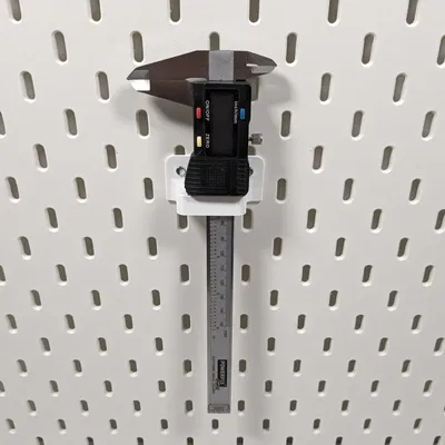 Giá đỡ thước kẹp gắn vít cho bảng Ikea Skadis