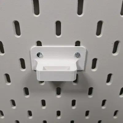 Giá đỡ thước kẹp gắn vít cho bảng Ikea Skadis