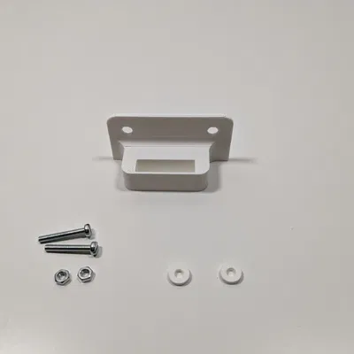 Giá đỡ thước kẹp gắn vít cho bảng Ikea Skadis