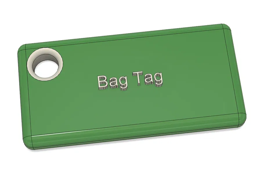 Thẻ hành lý thiết kế đơn giản và tinh tế - Image 1