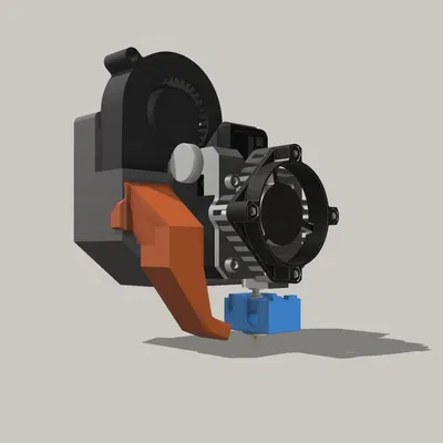 Giá đỡ lắp đặt và ống dẫn quạt cho E3D V6