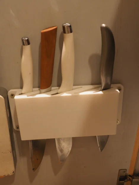 Giá đỡ dao bếp gắn cửa tủ lưu trữ - Image 1