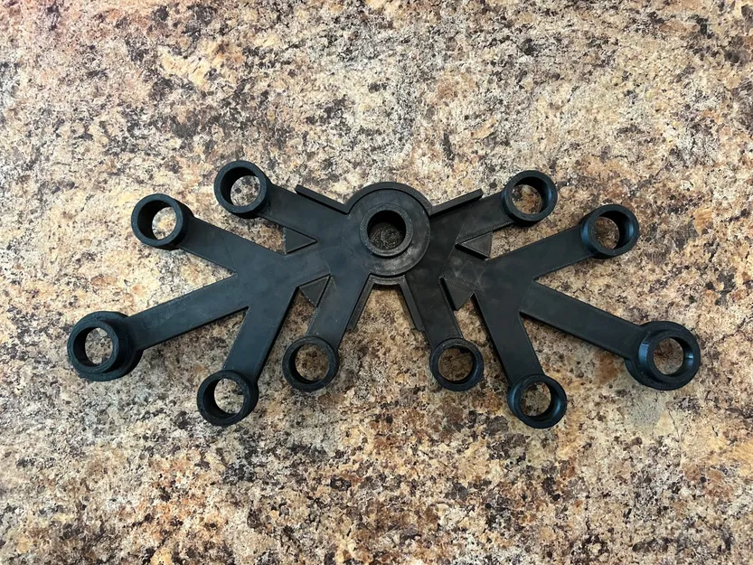 Giá đỡ lắp ráp vòng hoa Lego 45 độ cho 8 nhánh - Image 2