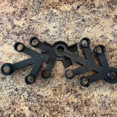 Giá đỡ lắp ráp vòng hoa Lego 45 độ cho 8 nhánh