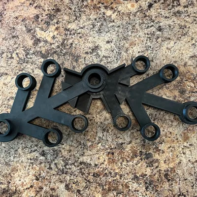 Giá đỡ lắp ráp vòng hoa Lego 45 độ cho 8 nhánh