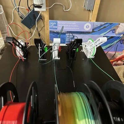 Hệ thống đệm lắp đặt cho Prusa MMU