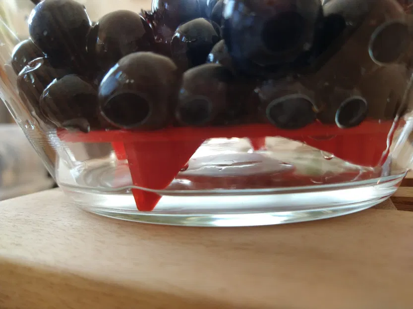 Giá đỡ trái cây có lỗ thoát nước cho bát trái cây - Image 3