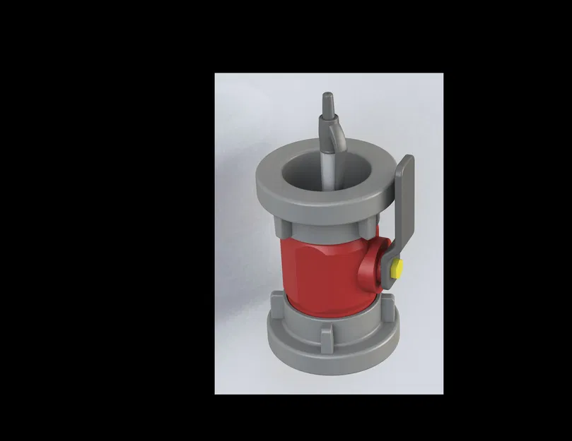 Giá đỡ bút hình van khóa nước Storz từ đội cứu hỏa - Image 3