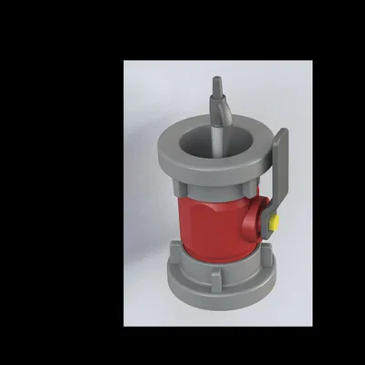 Giá đỡ bút hình van khóa nước Storz từ đội cứu hỏa