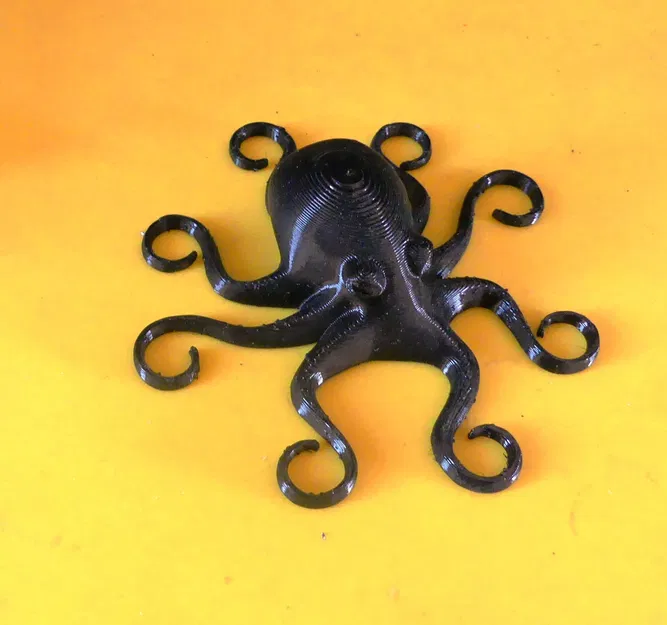 Bạch tuộc rỗng in 3D với filament TPU mềm mại - Image 1