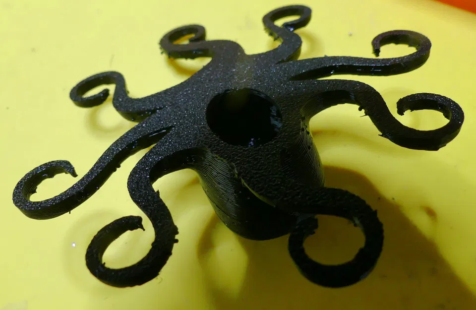 Bạch tuộc rỗng in 3D với filament TPU mềm mại - Image 2