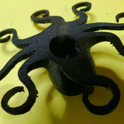 Bạch tuộc rỗng in 3D với filament TPU mềm mại