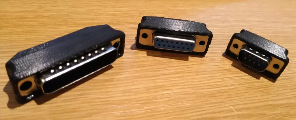 Vỏ kết nối DB9, DB15, DB25 kiểu thấp cho dây cáp - Image 1
