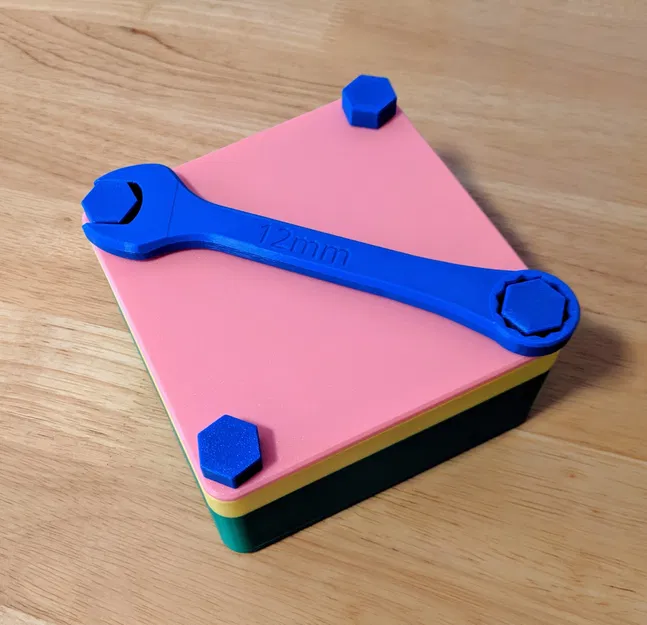 Hộp đồ chơi cho trẻ em: Cờ lê và đai ốc - Image 3