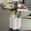 Giá đỡ bút hình lục giác cho bàn làm việc - Thumbnail 1