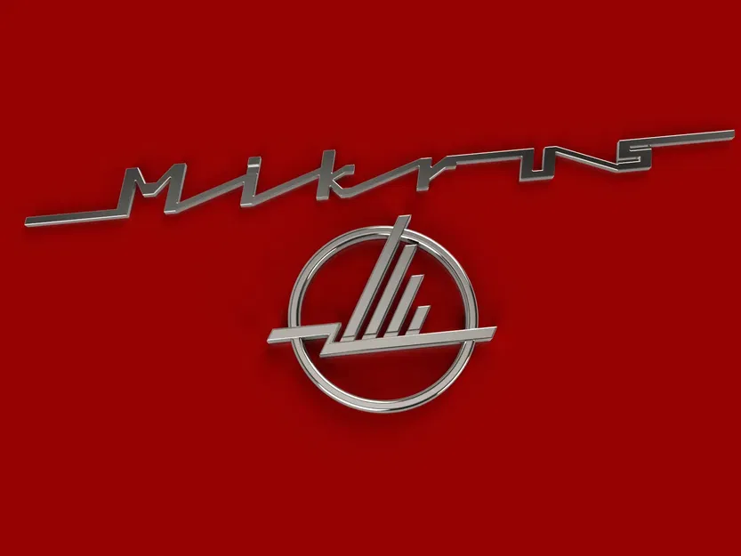 Biểu tượng và biển hiệu Mikrus MR-300 từ thập niên 60 - Image 1