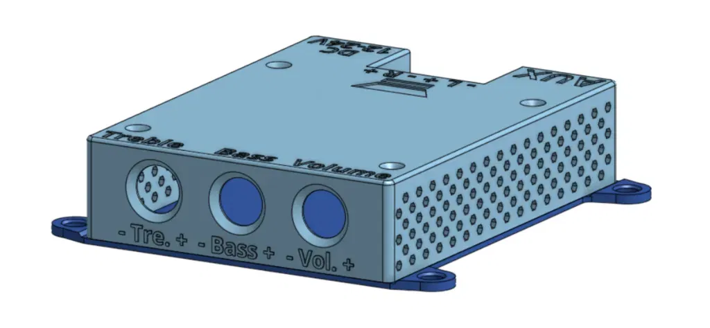 Vỏ cho Amplifier Whuzi ZK-1002T 2x100W - Image 3