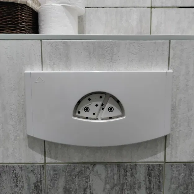 Nút xả nước toilet Friatec thay thế cho hệ thống âm tường - Image 6