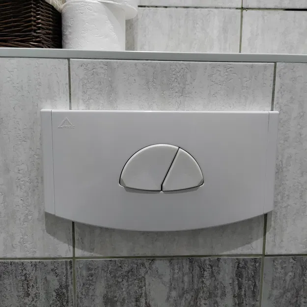 Nút xả nước toilet Friatec thay thế cho hệ thống âm tường - Image 8