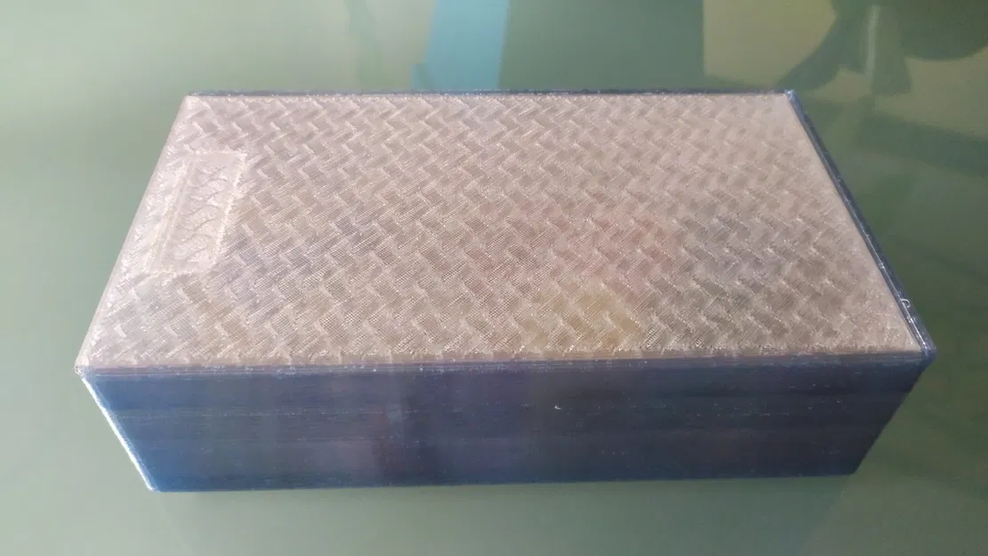 Hộp đơn giản với nắp trượt để lưu trữ đồ vật - Image 1