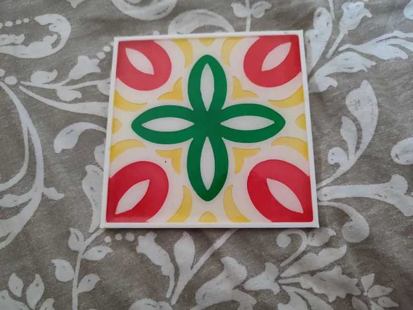 Gạch Epoxy với lớp nhựa trong suốt - Image 1