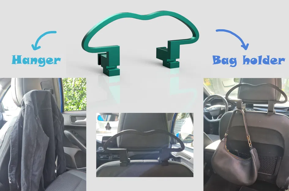 Giá treo túi cho xe Ford Focus in 3D - Image 1