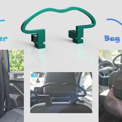 Giá treo túi cho xe Ford Focus in 3D