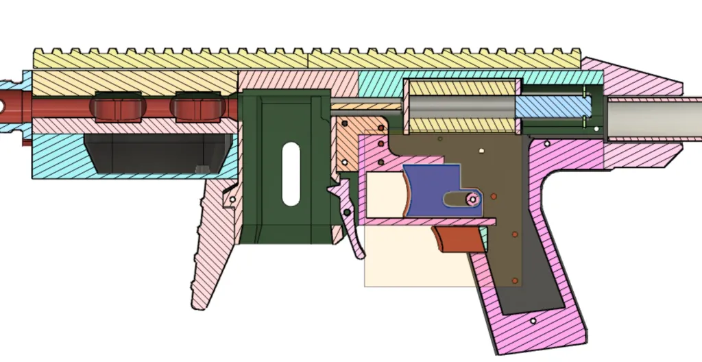 Súng bắn đạn foam Solenoid Gryphon cải tiến - Image 5