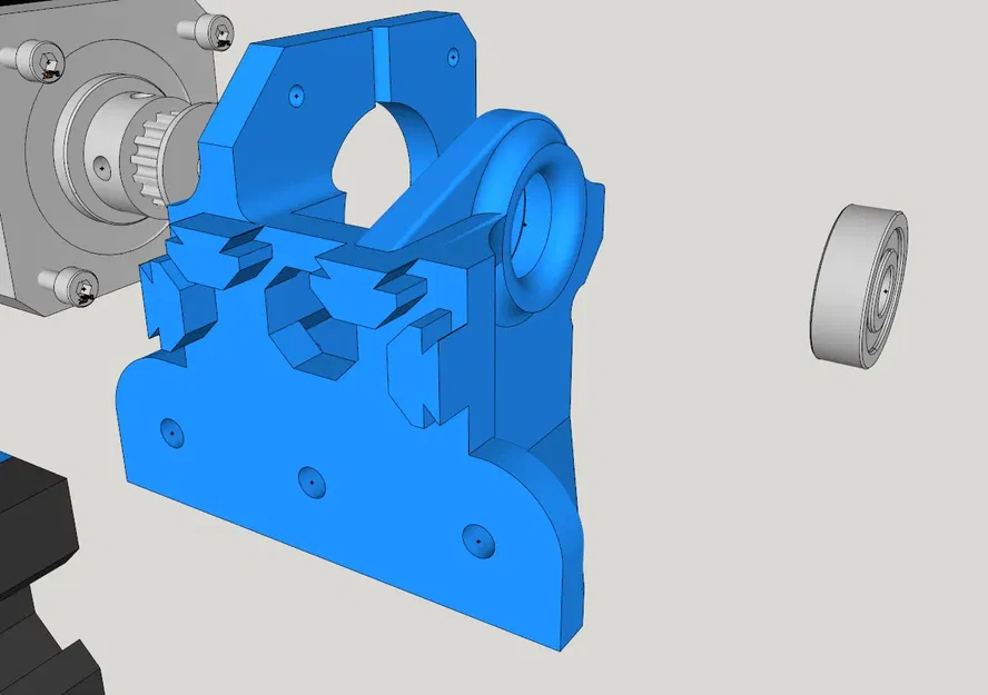 Giá đỡ và gia cố trục Nema17 cho trục Y máy in Creality CR-10 - Image 3