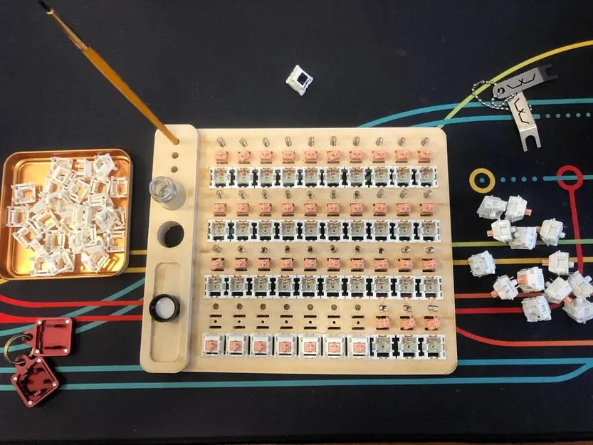 Trạm bôi trơn và sửa đổi công tắc bàn phím Cherry/Kailh - Image 1