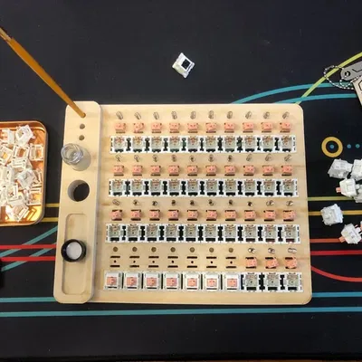 Trạm bôi trơn và sửa đổi công tắc bàn phím Cherry/Kailh