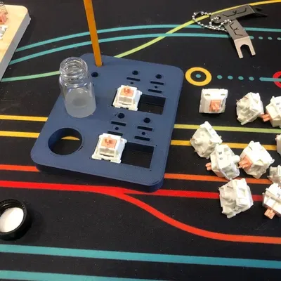 Trạm bôi trơn và sửa đổi công tắc bàn phím Cherry/Kailh