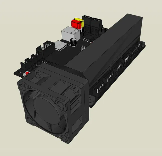 Quạt làm mát driver BIGTREETECH SKR v1.3 với quạt 40mm - Image 1