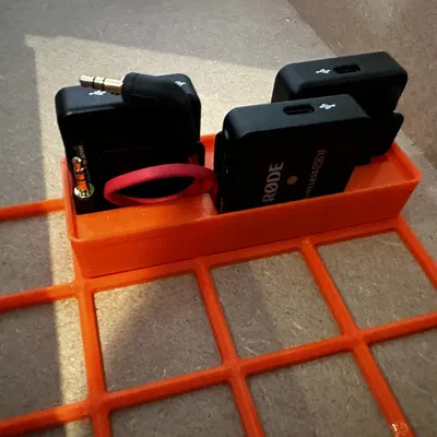 Hộp Gridfinity cho bộ Rode Wireless Go II