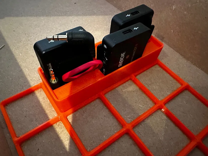 Hộp Gridfinity cho bộ Rode Wireless Go II - Image 2