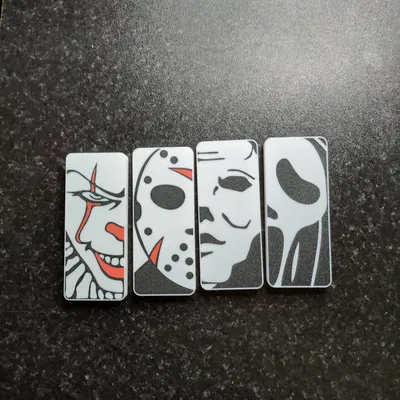 Hộp đèn nhân vật phản diện phim kinh dị với 4 ô màu sắc