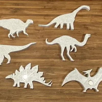 Nam châm tủ lạnh hình khủng long