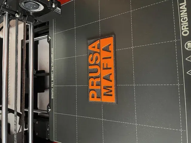 Biểu tượng "Prusa Mafia" đa màu sắc cho máy in 3D - Image 1