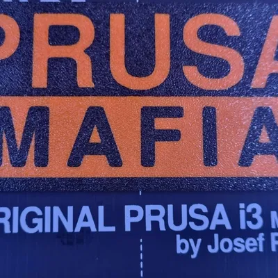 Biểu ngữ Prusa Mafia với thiết kế độc đáo và ý nghĩa tích ...
