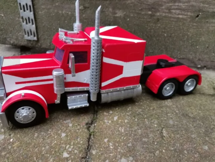 Xe tải Peterbilt chi tiết với rơ moóc tùy chỉnh - Image 5