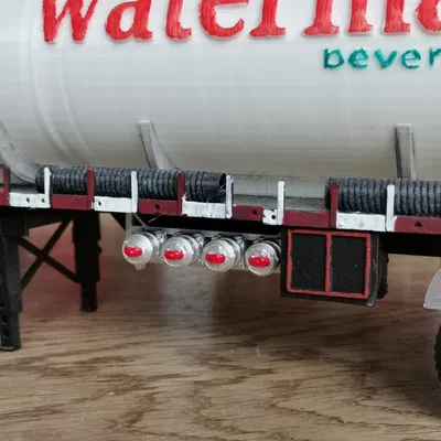 Rơ moóc đồ uống cho xe tải Peterbilt