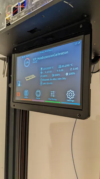 Giá đỡ màn hình cảm ứng 7 inch cho Raspberry Pi trên Tevo Little M... - Image 1