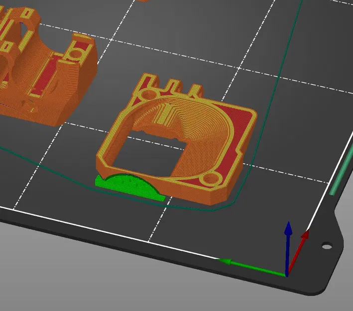 Giá đỡ hotend Red Lizerd K1 cho máy in Prusa Mini - Image 2