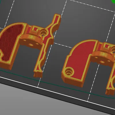 Giá đỡ hotend Red Lizerd K1 cho máy in Prusa Mini