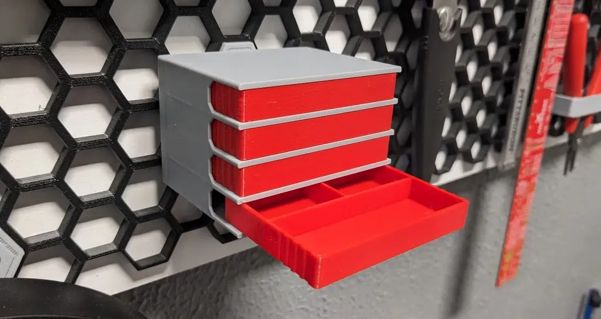 Khay đựng linh kiện nhỏ HSW và giá treo tương thích - Image 1